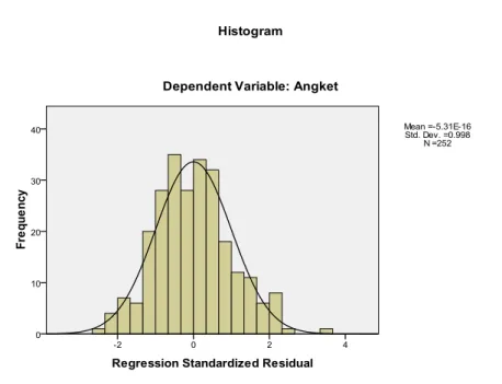 Gambar 4.5 Histogram Uji Normalitas 