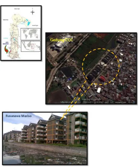 Gambar 1. Lokasi penelitian (Rusunawa Mariso Makassar) 
