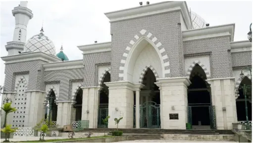 Gambar 3. Denah Masjid Raya Makasar                                                                                   Sumber: Wahyuni, 2018 