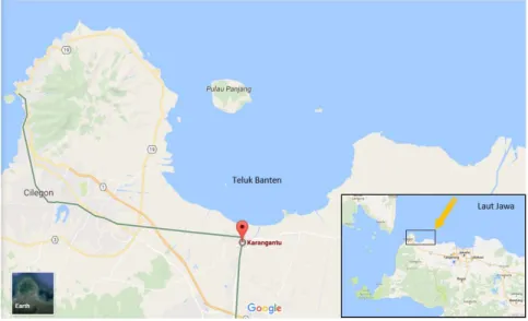 Gambar 1.  Lokasi Penelitian PPN Karangantu, Serang,  Banten (Sumber: google maps, tidak  berskala) 