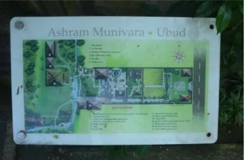 Gambar 1: Denah Ashram Munivara, Ubud 