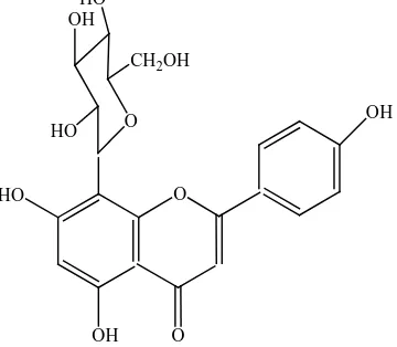 Gambar 2.5 Flavonoid- C-glikosida (Markham, 1988). 