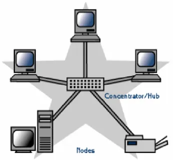 Gambar 2.12. Topologi Star (Bintang)