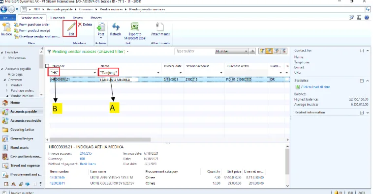 Gambar 3.7   Hasil Pencarian Vendor 