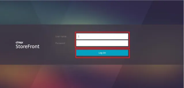 Gambar 3.13   Halaman Citrix StoreFront 