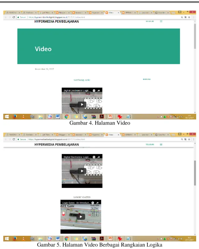 Gambar 4. Halaman Video 