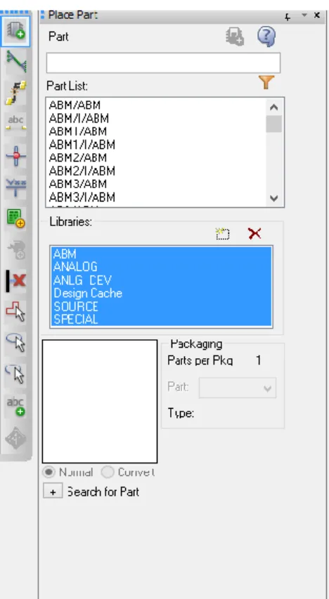 Gambar 3.6. Memilih komponen dan memilih Library. 