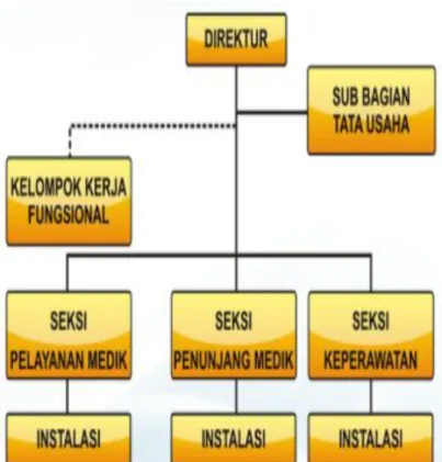 Gambar 2. Struktur organisasi Rumah Sakit Jiwa Mataram 