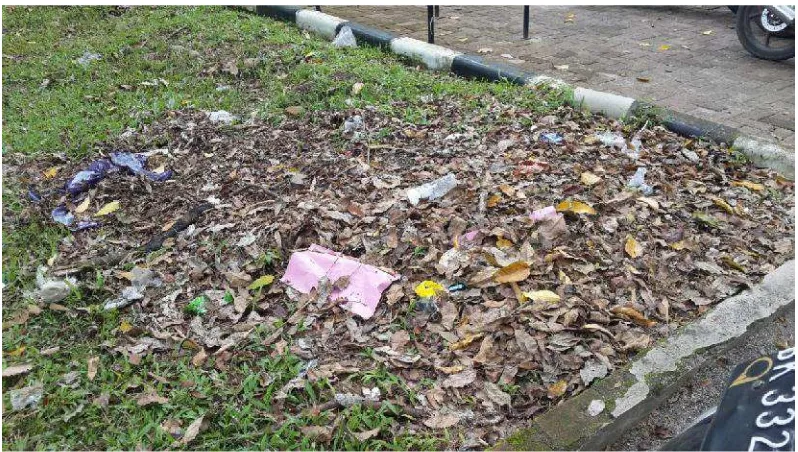 Gambar 5.16 Jenis sampah yang ada di lingkungan kampus FT USU(Sumber : Peneliti 2014)