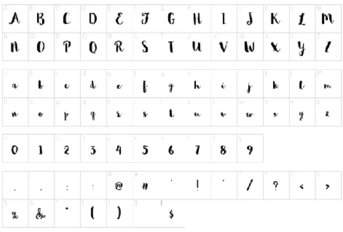 Gambar 3.25. Font Mirador  