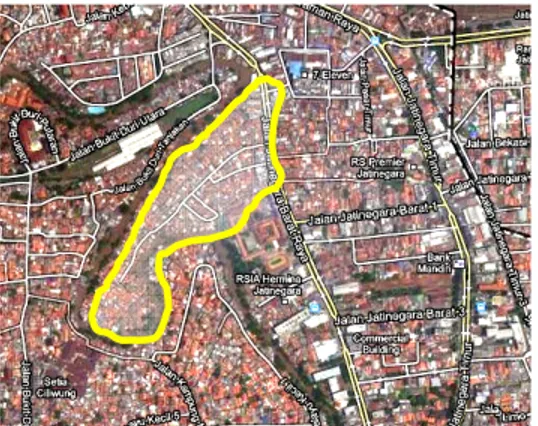 Gambar 1.3 Block Plan Kampung Pulo  Sumber: hasil olahan pribadi 