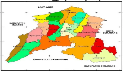 Gambar 1. Peta Kabupaten Kendal 