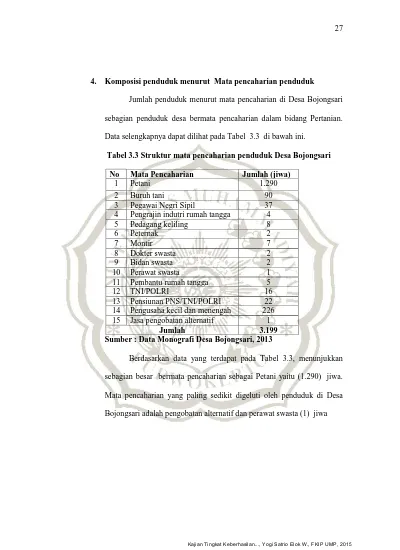 Top PDF Distribusi Penduduk Berdasarkan Mata Pencaharian Pokok - 123dok.com