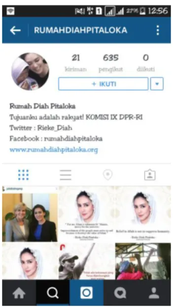 Gambar 7.Contoh instagram Ridwan Kamil 
