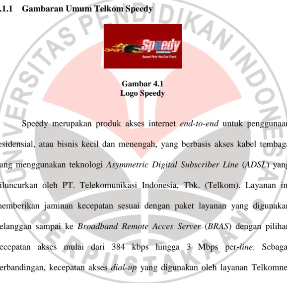 Gambar 4.1  Logo Speedy