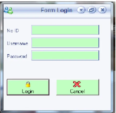 Gambar 5. Form Login  4.  Objek Penelitian 