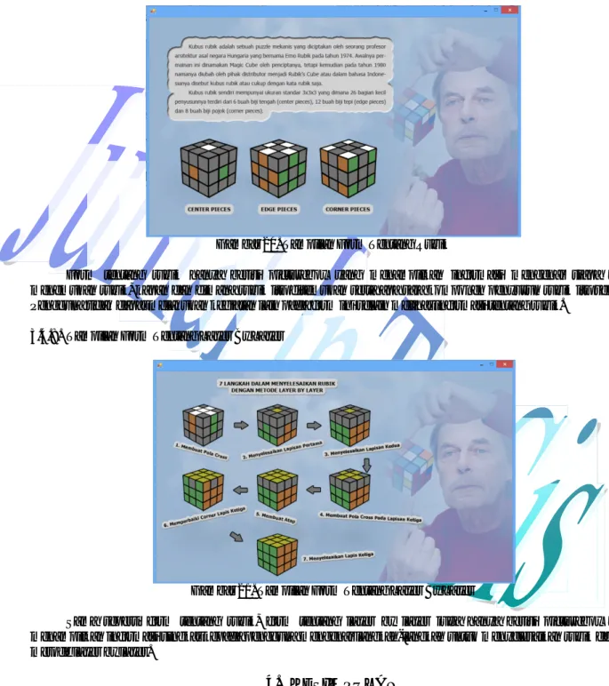 Gambar 20. Tampilan Form Tentang Rubik
