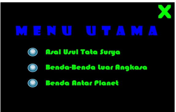 Gambar 3.9 Menu Utama   
