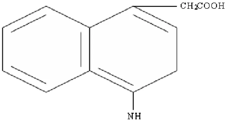 Gambar Asam indol asetat (IAA). 