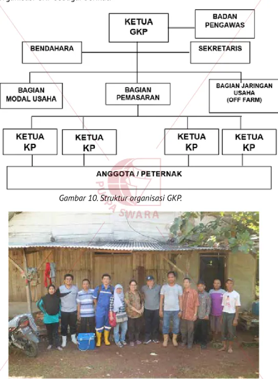 Gambar 10. Struktur organisasi GKP.