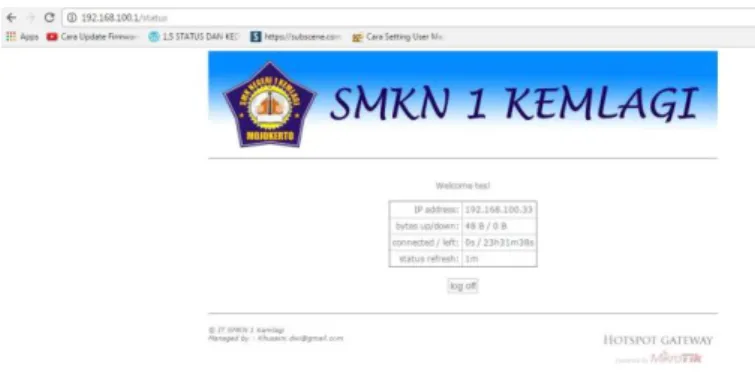 Gambar 10. Logout Sukses 