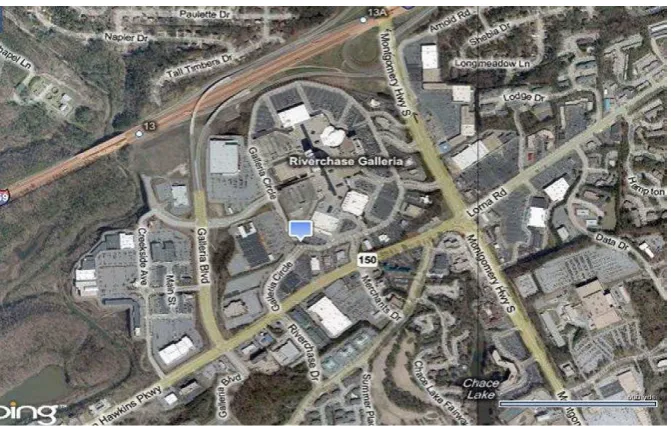 Gambar 2.13 Site Plan Riverchase Galleria 