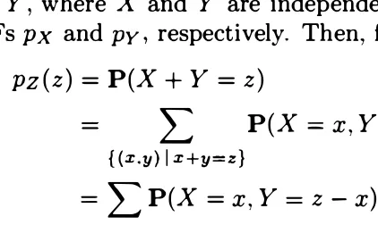 Fig. PZ 4.7 for an illustration. Suppose now that X and Y are independent continuous random variables 
