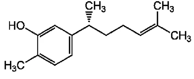 Gambar 1 Struktur xantorizol 