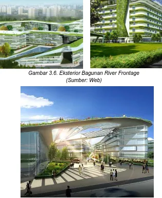 Gambar 3.6. Eksterior Bagunan River Frontage (Sumber: Web) 