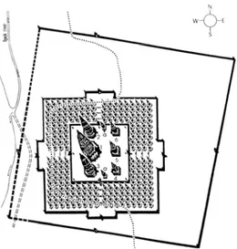 Gambar 1. Kompleks Candi Prambanan. 