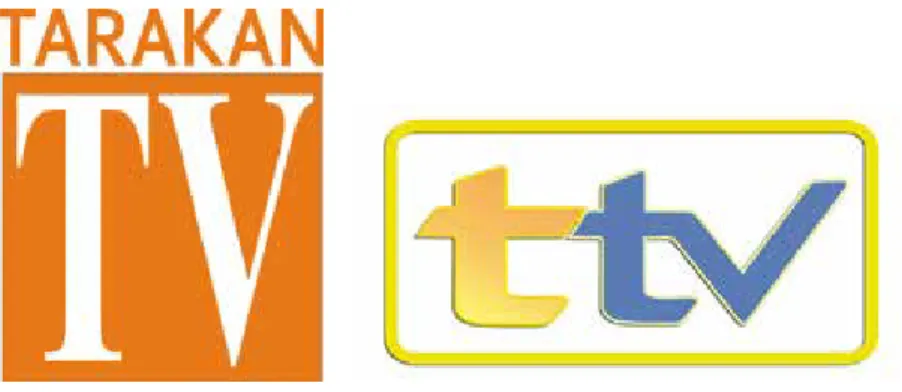 Gambar 4.2 Logo Tarakan TV 2003-2006 dan 2006-2011  (Sumber: Tarakan TV) 