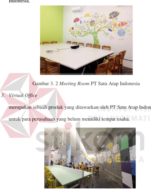 Gambar 3. 2 Meeting Room PT Satu Atap Indonesia  3.  Virtual Office 
