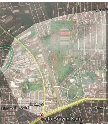 Gambar 2.1 Lokasi Perencanaan Urban Renawal Kawasan Pulo Brayan 