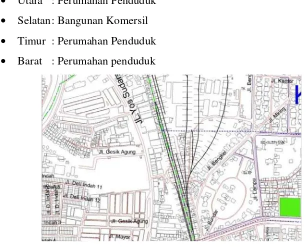 Gambar 2.3 Lokasi Site di Jalan Cemara 