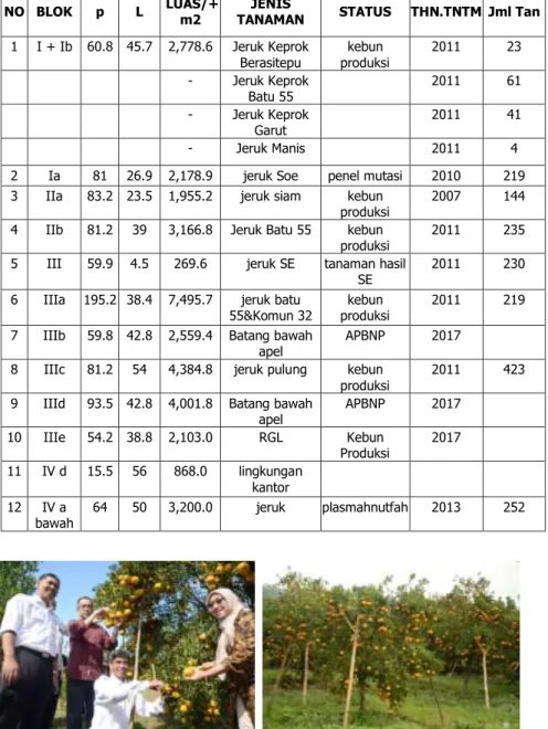 Tabel 9. Pemanfaatan Lahan di KP Tlekung (2017) 