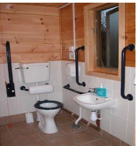Gambar 15. Contoh toilet khusus penyandang cacat
