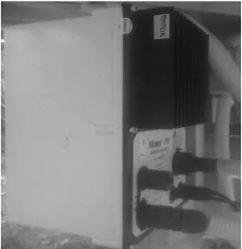 Gambar Inverter pada rangkaian PLTS desa Batas 