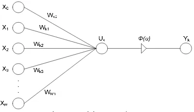 Gambar 3. Model matematis neuron 