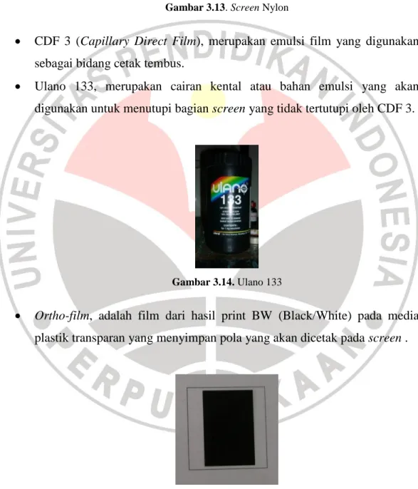 Gambar 3.13. Screen Nylon 