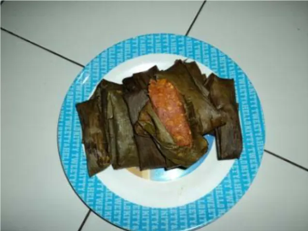 Gambar 3.10 makanan khas Suku Karo, Jong Labar 