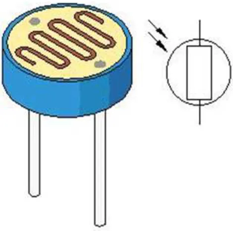 Gambar 2.5. Light Dependent Resistor 