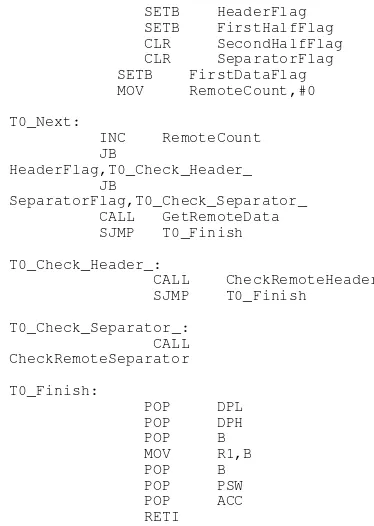 Gambar 3.2 Diagram alir program pengaturan remote control 