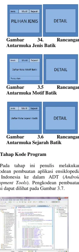 Gambar  34.  Rancangan  Antarmuka Jenis Batik 