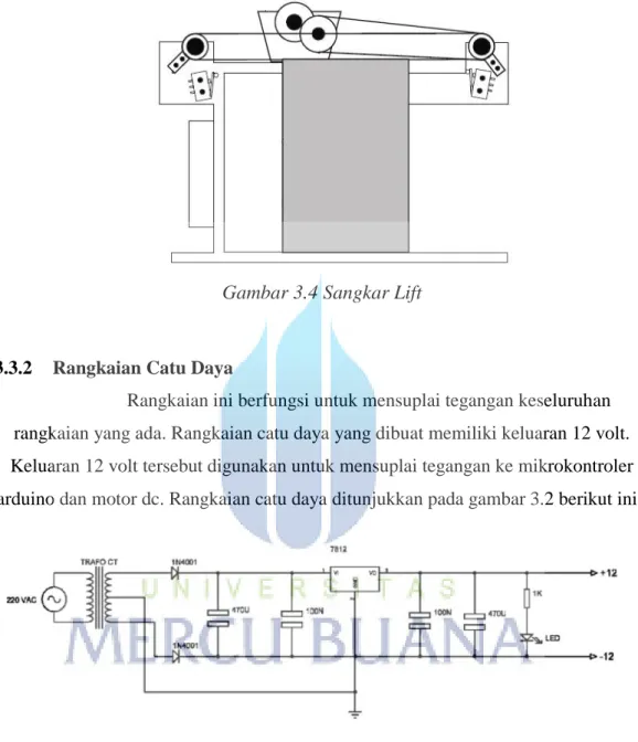 Gambar 3.5 Rangkaian Catu Daya