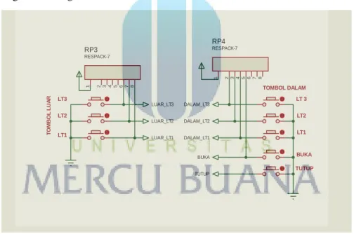 Gambar 3.6 Rangkaian Push Button 