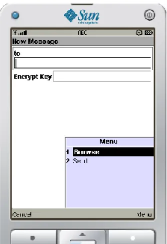 Gambar 4.6 tampilan Form pesan baru 