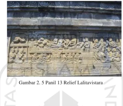 Gambar 2. 5 Panil 13 Relief Lalitavistara 