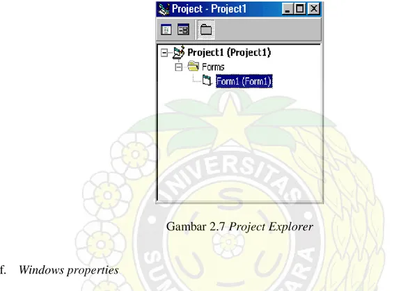 Gambar 2.7 Project Explorer 