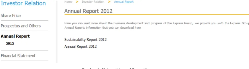 Gambar 4: Kolom “Annual Report” 