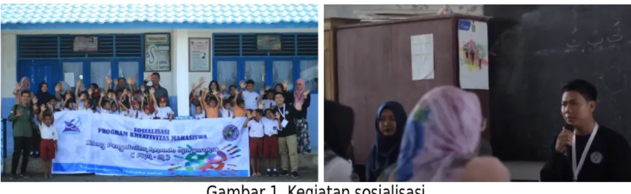 Gambar 1. Kegiatan sosialisasi 